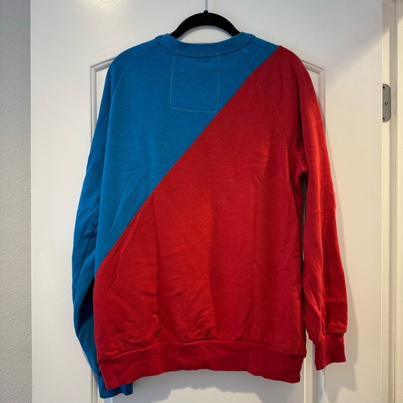 Aviator Nation Blue Red Crewneck Sweatshirt - Picture 4 of 4